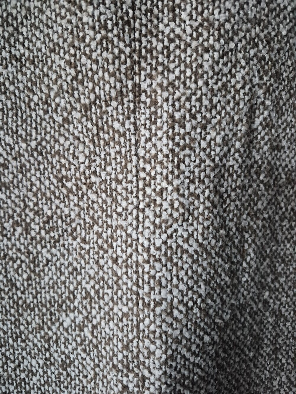 VERO MODA Brown Textured Bouclé Longline Coat Jacket - Women's Size M - Picture 7 of 9